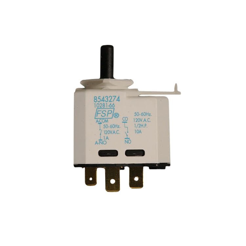 WP8543274 Whirlpool Dryer Control Switch Selector 2 Position 8543274