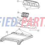 33002896 Maytag Dryer Control Panel Console Membrain 1033465