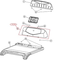 33002896 Maytag Dryer Control Panel Console Membrain 1033465