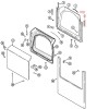 33002597 Maytag Dryer Door Security Hook 33002386