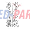 302767 Whirlpool Dishwasher Lower Wash Spray Arm 480710