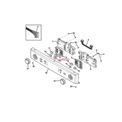 5304515797 Frigidaire Dryer Control Panel Button Cancel 4839590