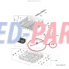 WD22X24742 GE Dishwasher Upper Wash Arm Middle Spray  4863054