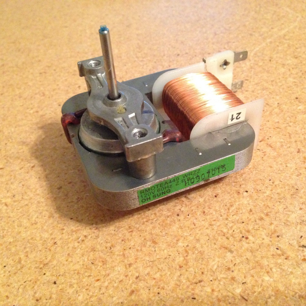 5304467697 Sharp Microwave Fan Motor Cooling RMOTEA449WRZZ