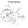 WPDE31-00001G Whirlpool Microwave Fan Assembly Cooling WPDE3100001G