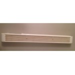 WB07X10536 GE Microwave Grille Hood Exhaust DE64-00325C