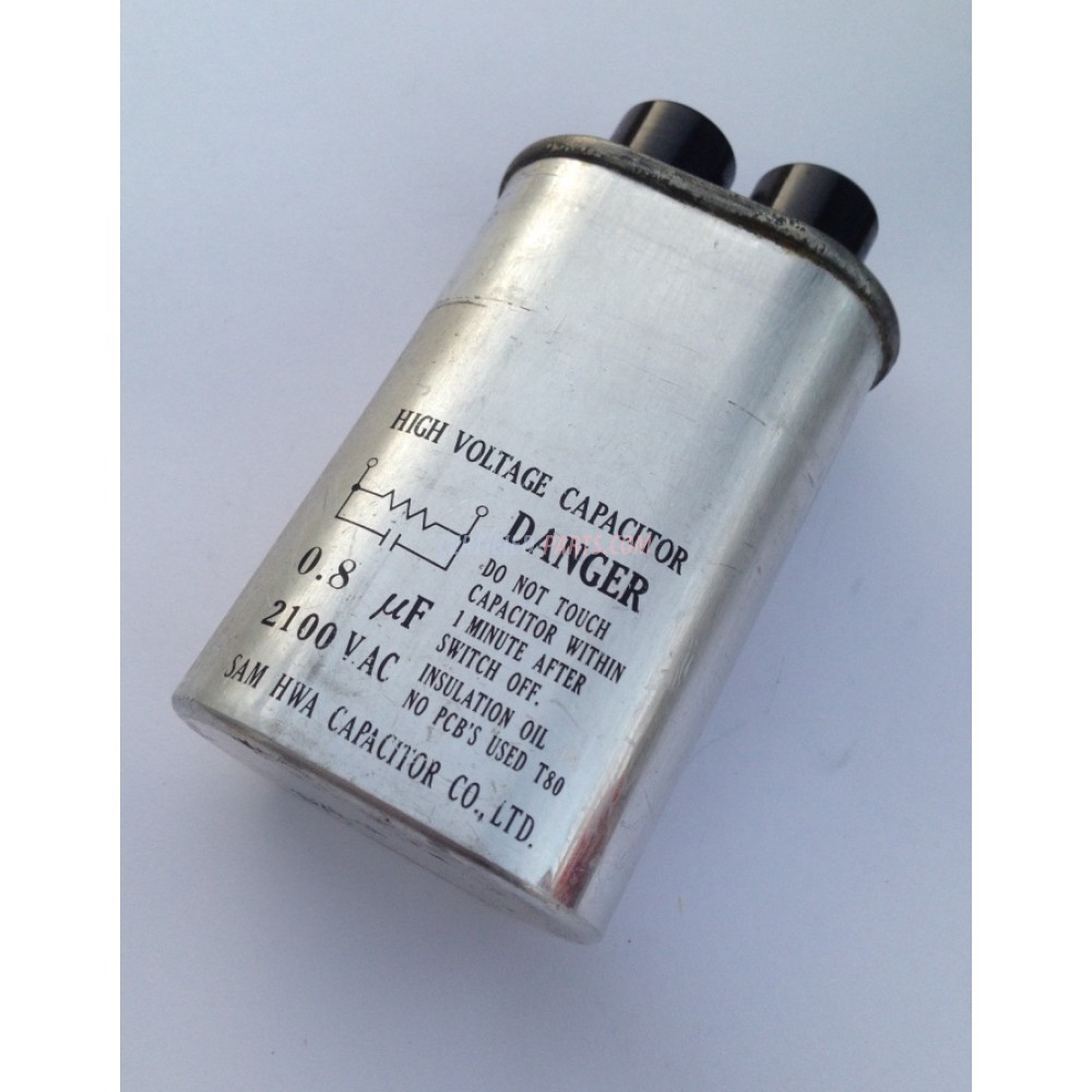 5303200483 Frigidaire Microwave High Voltage HV Capacitor 0.80uF CH85-21080-22F2 5303200483 Frigidaire Microwave High Voltage HV Capacitor 0.80uF CH85-21080-22F2