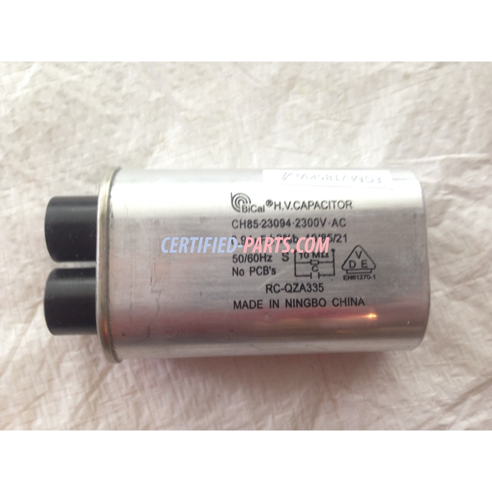 5304467671 Frigidaire Microwave High Voltage HV Capacitor 0.94uF RC-QZA335 5304467671 Frigidaire Microwave High Voltage HV Capacitor 0.94uF RC-QZA335