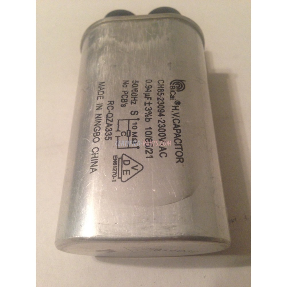RC-QZA335 Sharp Microwave High Voltage HV Capacitor 0.94uF QZA335 RC-QZA335 Sharp Microwave High Voltage HV Capacitor 0.94uF QZA335