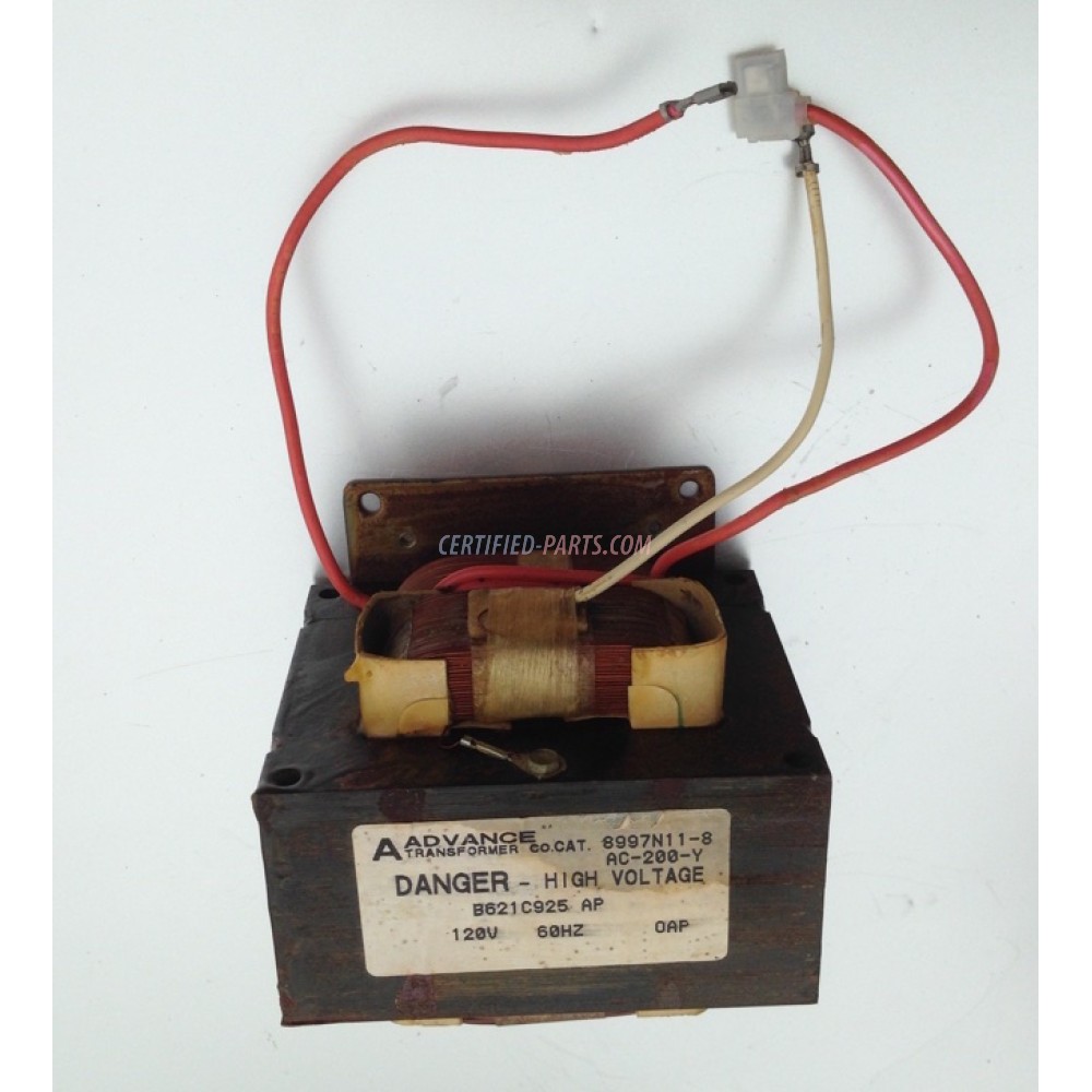 B621C9250AP Advance Microwave Transformer High Voltage 8997N11 B621C9250AP Advance Microwave Transformer High Voltage 8997N11