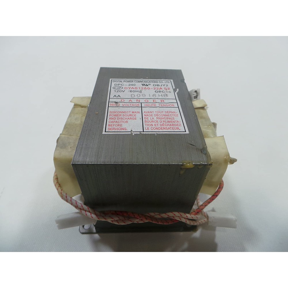 WB26X21032 GE Microwave Transformer High Voltage DYAS12A0-22A
