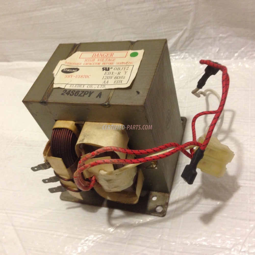 WB27X10910 Samsung Microwave Transformer High Voltage SHV-U1870C WB27X10910 Samsung Microwave Transformer High Voltage SHV-U1870C