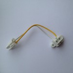 DE47-00032B Whirlpool Microwave Light Lamp Halogen Receptacle Assembly DY001S
