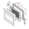 617-124-0948 Kenmore Microwave Door Back Choke 6171240948