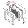 617-180-6151 Kenmore Microwave Door Hinge 6171806151