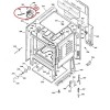 WB02K10144 GE Oven Range Door Latch Assembly 1262155