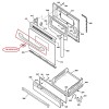 WB15K10019 Kenmore Oven Range Door Handle 164D4072