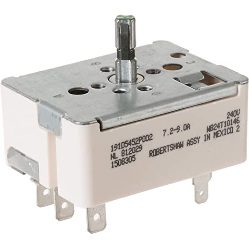 WB24T10146 GE Oven Range Control Switch Surface Burner Element 191D5452P002