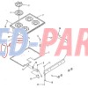 WB2X9084 Kenmore Oven Range Cooktop Rod Support 332284