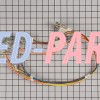 3190716 Whirlpool Oven Range Wiring Harness Heating Element Receptacle Socket 504071
