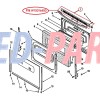 W10016450 Whirlpool Oven Range Door Trim Vent 8522434