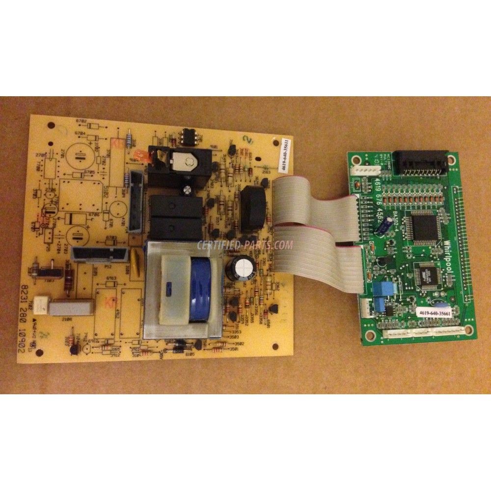 8204825 Whirlpool Microwave Power Control Board Main Circuit Assembly 4619-640-35611 8204825 Whirlpool Microwave Power Control Board Main Circuit Assembly 4619-640-35611