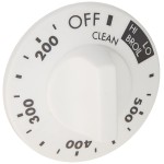 316101300 Frigidaire Oven Range Control Panel Thermostat Knob 496233