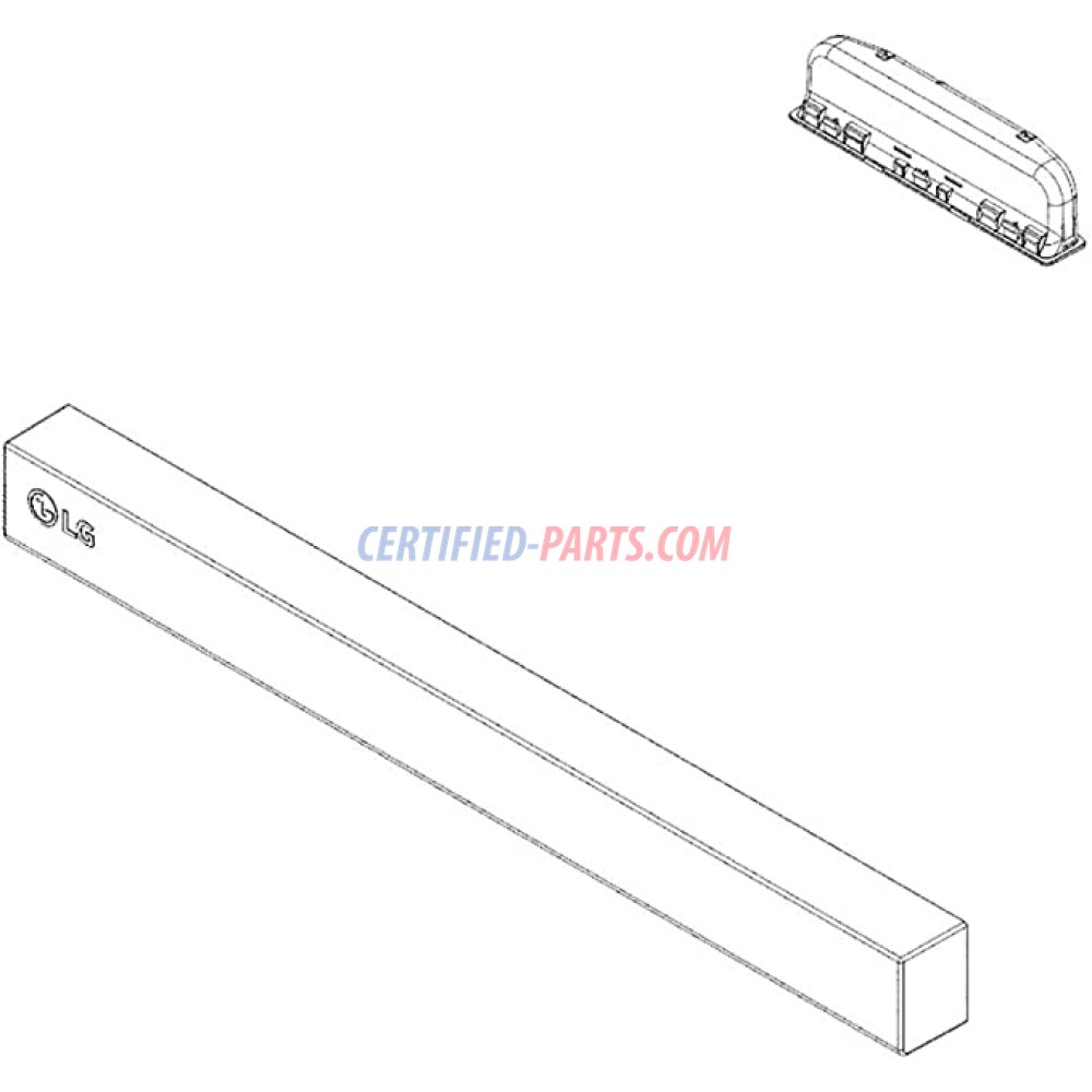 AGL75172625 LG Dishwasher Control Panel Touchpad Keypad Assembly