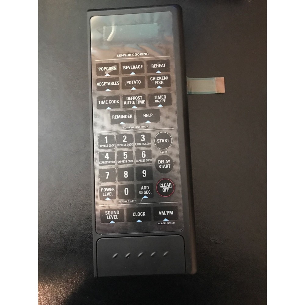 WB27X10276 GE Microwave Control Panel Membrane Assembly JE1060GB001