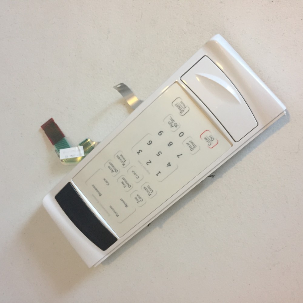 JES1139WL GE Microwave Control Panel Membrane Assembly WES1130DM3WW-PCP