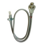 W10830966 Whirlpool Dryer Power Cord Assembly PT220L