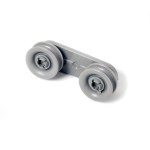 WP8270019 Whirlpool Dishwasher Dish Rack Upper Roller Wheel Assembly 8270019